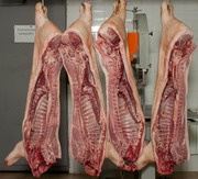 Свинина в полутушах и тушах,  мясо оптом.