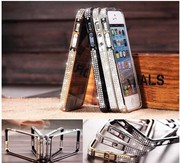 металлический бампер со стразами камнями iPhone 5 5s SE Swarovski